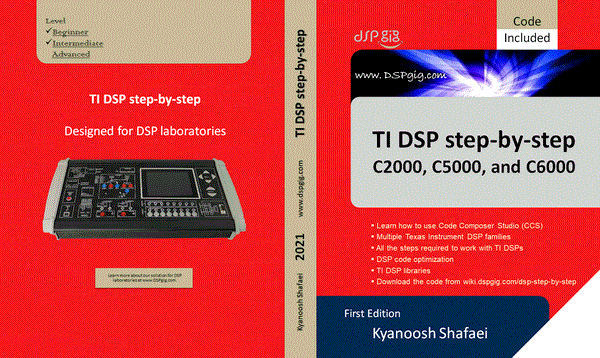 The 'TI DSP step-by-step' book is the fastest way to learn TI DSP for students and beginners.